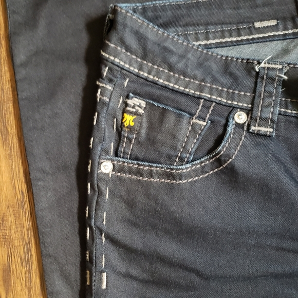 MEK Jeans men 27-34 Harbin cigarette Jeans dark blue skinny jeans Tab Stitched - Picture 4 of 12